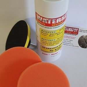 ** 500ml - 1 Bottle & (TWO) Soft FOAM PAD & Disc Kit - EXTERIOR HOUSE RESTORE