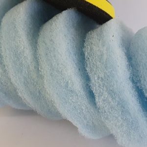 4.5" Velcro Drill Disc and 6 (SIX) 4.5inch **BLUE ICE SOFT-  DIY Power Restore Pads - VEHICLE GLASS RESTORES